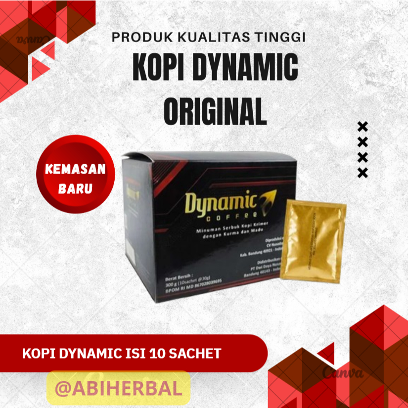 Kopi Dynamik Dinamic 10 Saset Original Asli