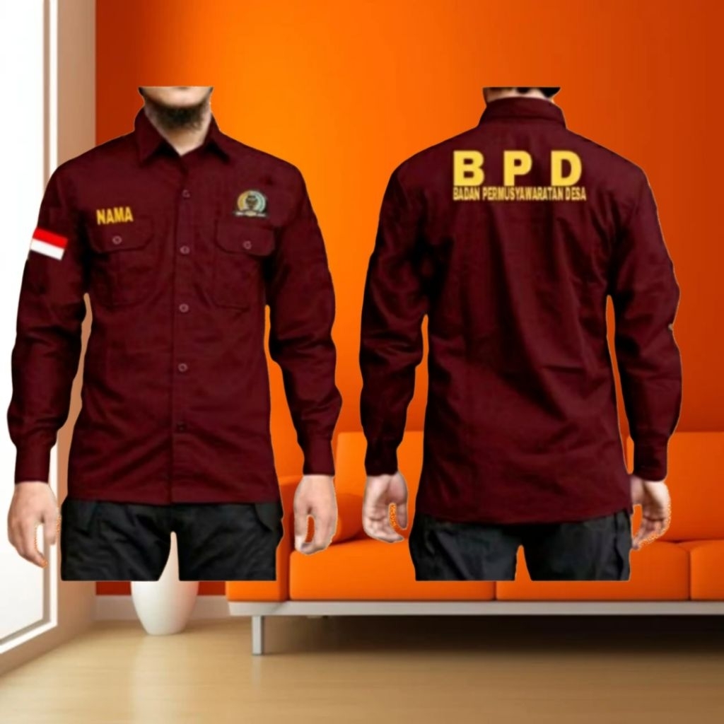kemeja BPD Baju BPD seragam bpd PDH BPD kemeja kerja BPD baju kerja BPD baju BPD