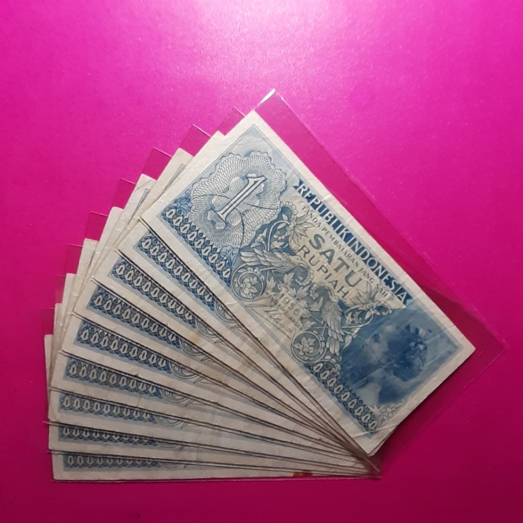 uang 1 rupiah suku bangsa 1956