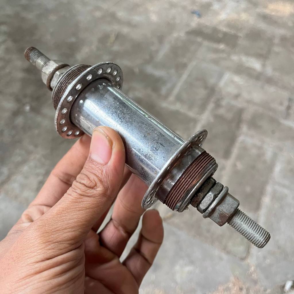 Hub bos tromol sepeda belakang saja germany 36 hole drat alloy nos bearing loncer