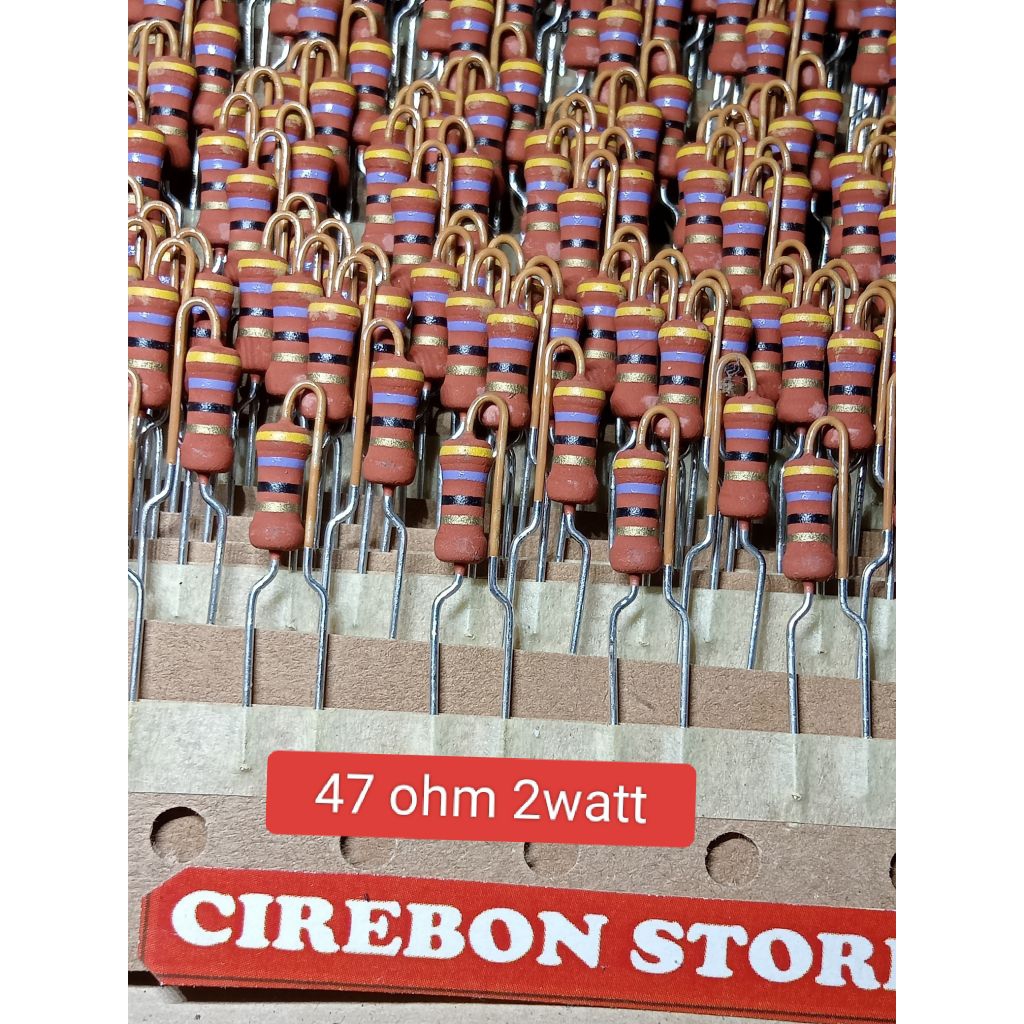 resistor 2watt 0.33 0.47 0.82 39ohm 47ohm