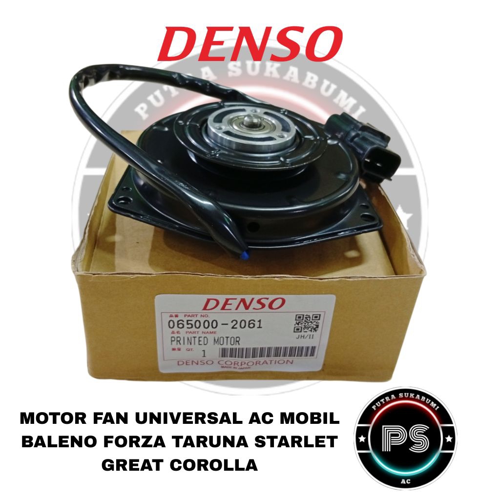 MOTOR FAN MOTOR VAN AC MOBIL BALENO TARUNA STARLET GREAT COROLA FORZA DENSO OEM