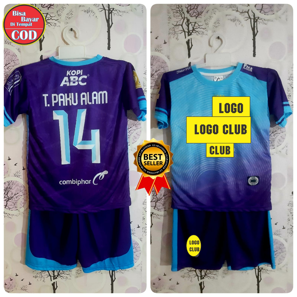 BISA COS BAJU KIPAR PERSIB T PAKU ALAM | Jersey Fantasy Persib bintang 4 Bahan Dryfit Premium - Vint