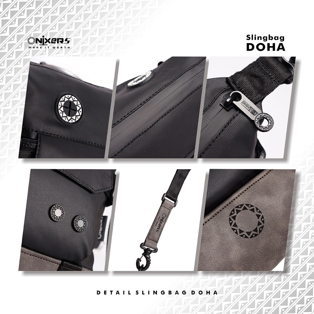 TERBARU Onixers DOHA Slingbag Tas Selempang Pria Waterproof
