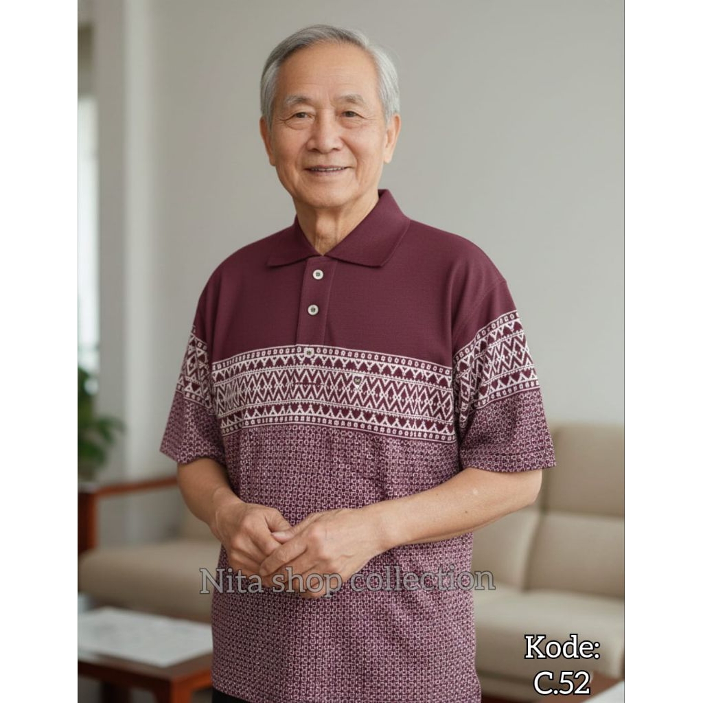 Baju Kaos Kerah Polo Bapak Bapak Bisa COD / Kaos THR Pria Dewasa & Bapak Bapak Bahan Bagus