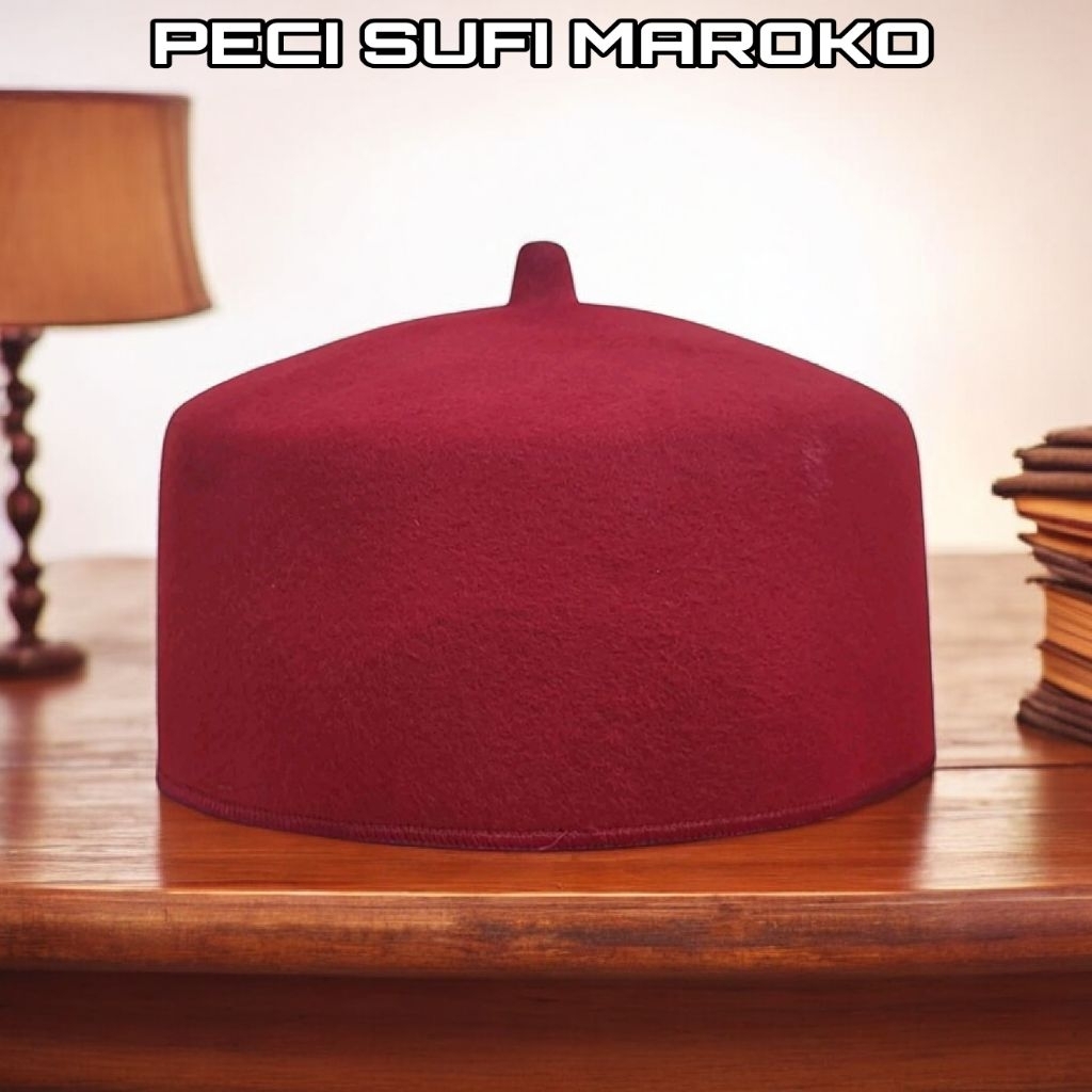 PECI SONGKOK KOPIAH SUFI MAROKO