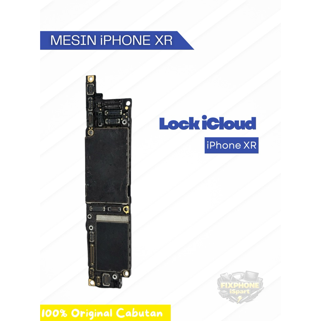 Mesin iPhone Lock iCloud XR | IOS RANDOM | POSISI RAMDOM HELLO/PASSCODE | Original Cabutan | Sparepa