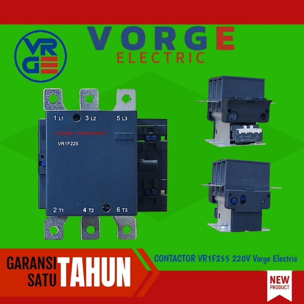 Kontaktor Contactor VORGE VR1F225 M7 VR1F225M7 setara LC1F225 LC1F225M7 garansi 1 tahun
