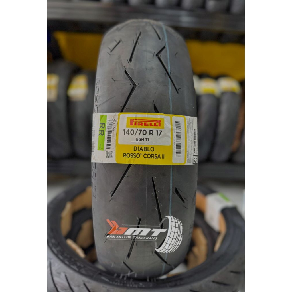 Pirelli Diablo Rosso Corsa II Radial ukuran 140/70-17 Tubelees
