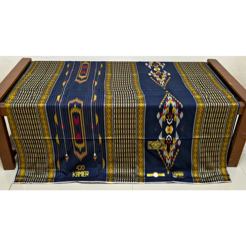 (TERLARIS) Sarung Tenun Tradisional KAMER/KAMIER Full Sutra 420 Exclusive Premium Original