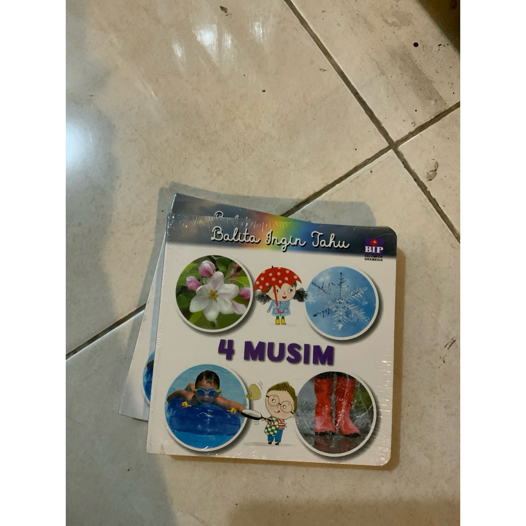 Boardbook Balita Ingin Tahu 4 Musim - Buku Anak Dialektika Kids