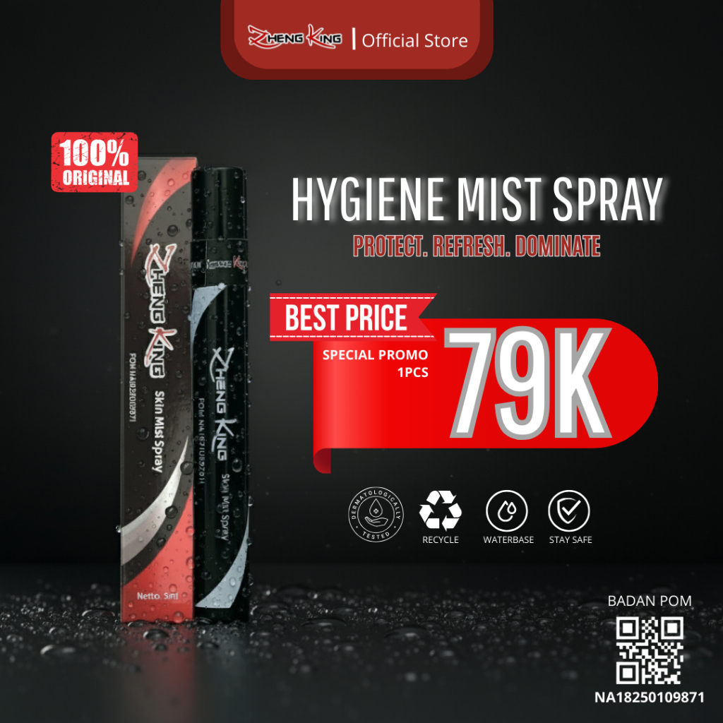 Zheng King - Hygiene Mist Spray Vitalitas Stamina Pria