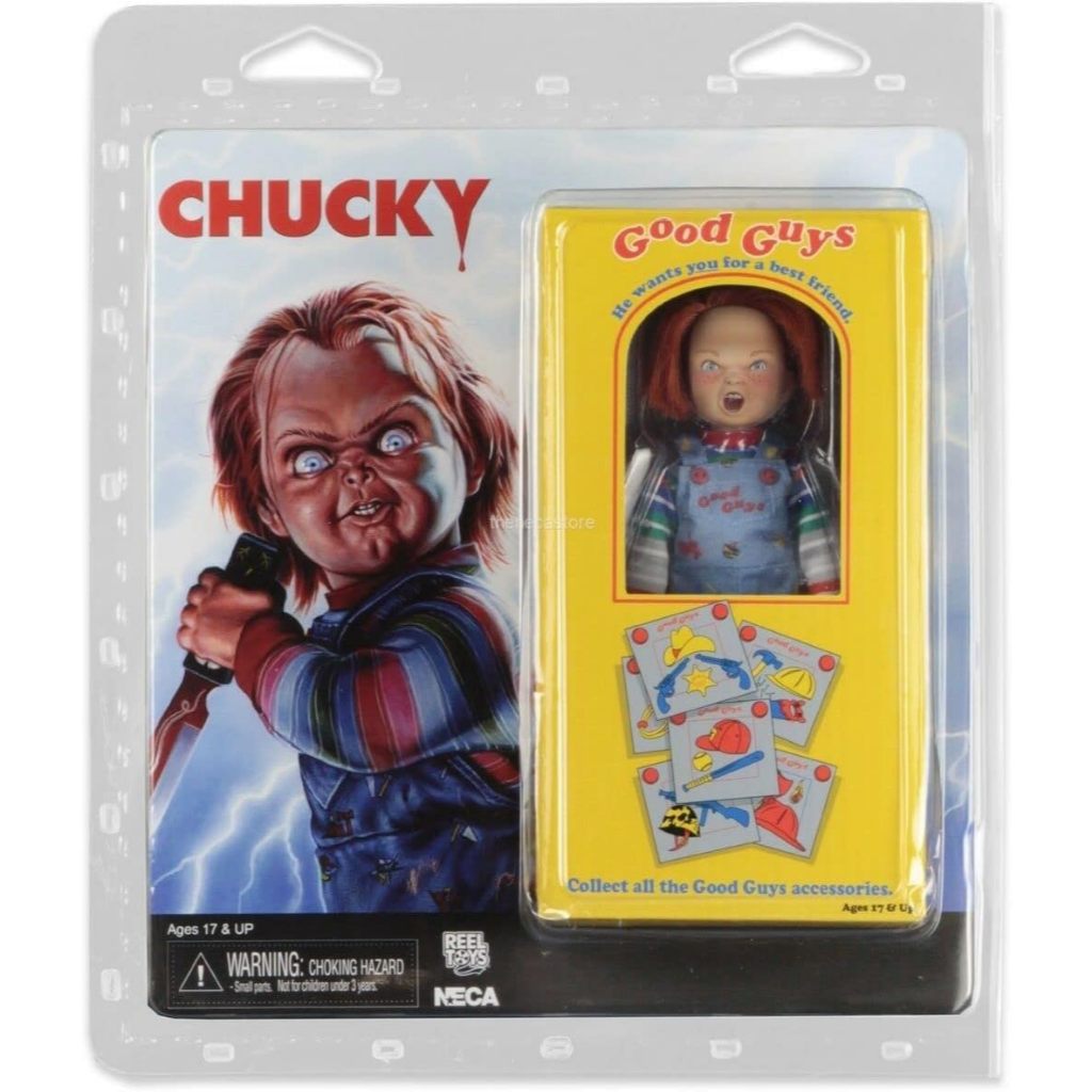 Chucky – 8” SCALE Clothed Retro Style Action Figure - Chucky - NECA