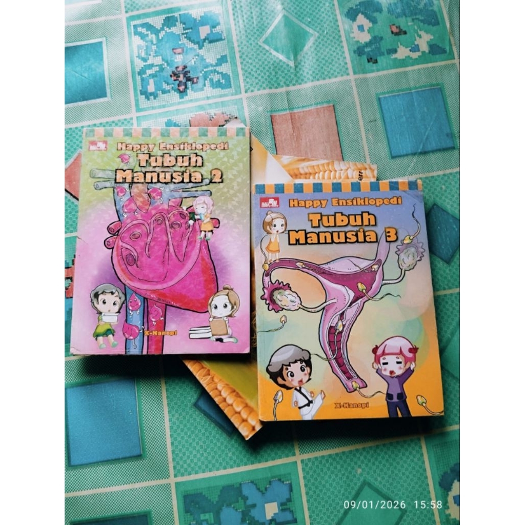Paket 2 Buku Pendidikan, Happy Ensiklopedi TUBUH MANUSIA 2&3