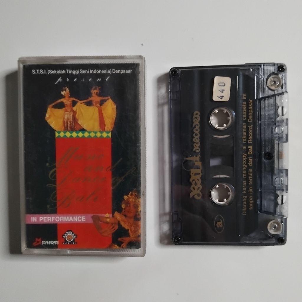 Kaset Music and Dance Of Bali / In Performance STSI Sekolah Tinggi Seni Indonesia Denpasar Tradision