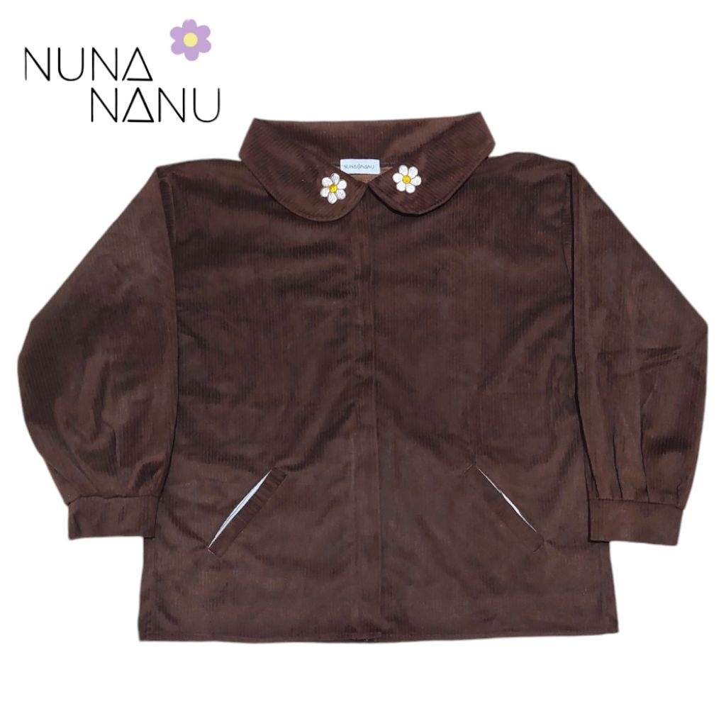 [PRELOVED] Nuna Nanu - Jacket Corduroy Daisy Brown