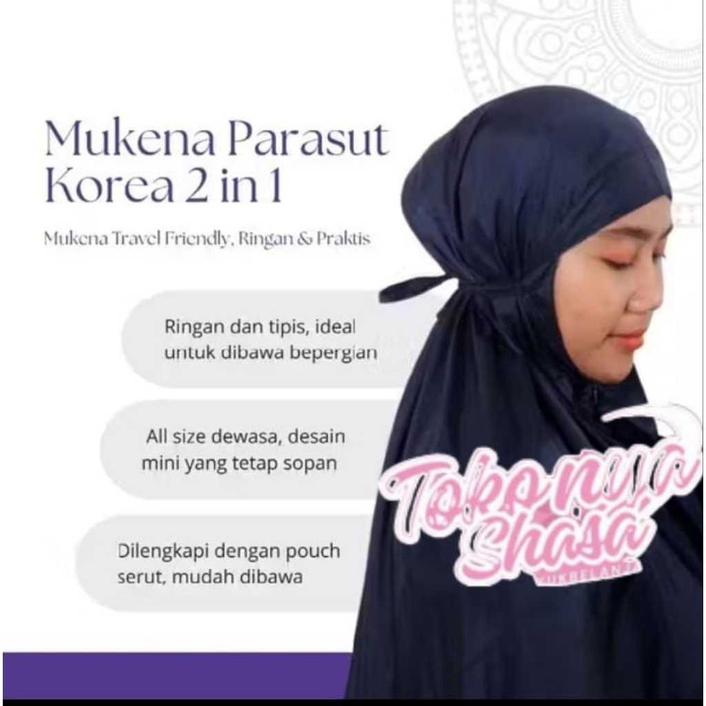 SHASA SAYA, Grosir mukena traveling grosir mukena parasut premium grosir mukena Pekanbaru GROSIR MUK