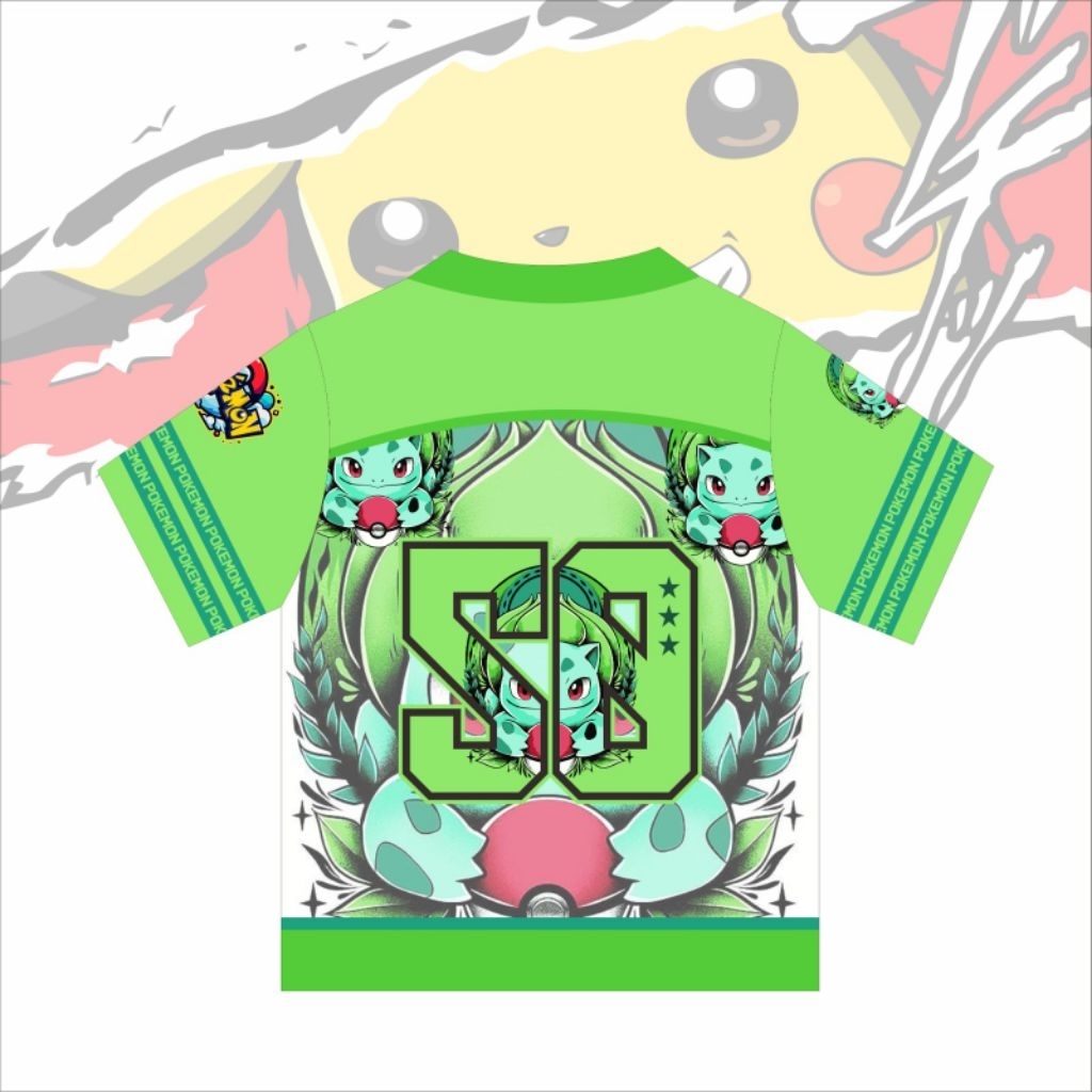 PRX JERSEY POKEMON SERIES ANAK USIA 1-10 TAHUN