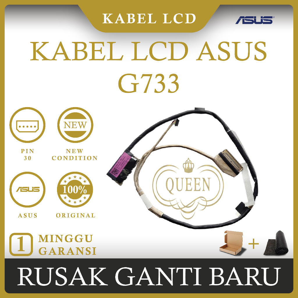 KABEL FLEXIBLE LCD LAPTOP ASUS ROG Strix Scar 17 G733 G733QS ORIGINAL (PIN30)