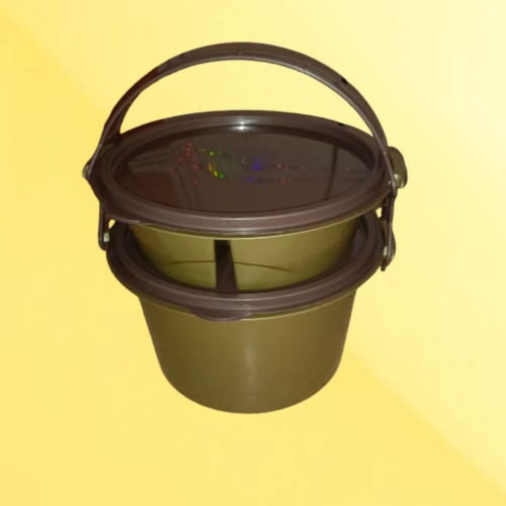 Rantang susun 2 coklat - Rantang Hajatan - Rantang Berkat