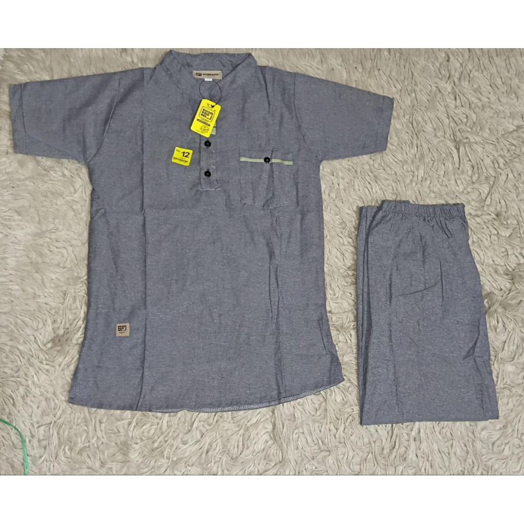 Setelan koko anak kurta Oxford basic premium boomboobee original 1-14 tahun