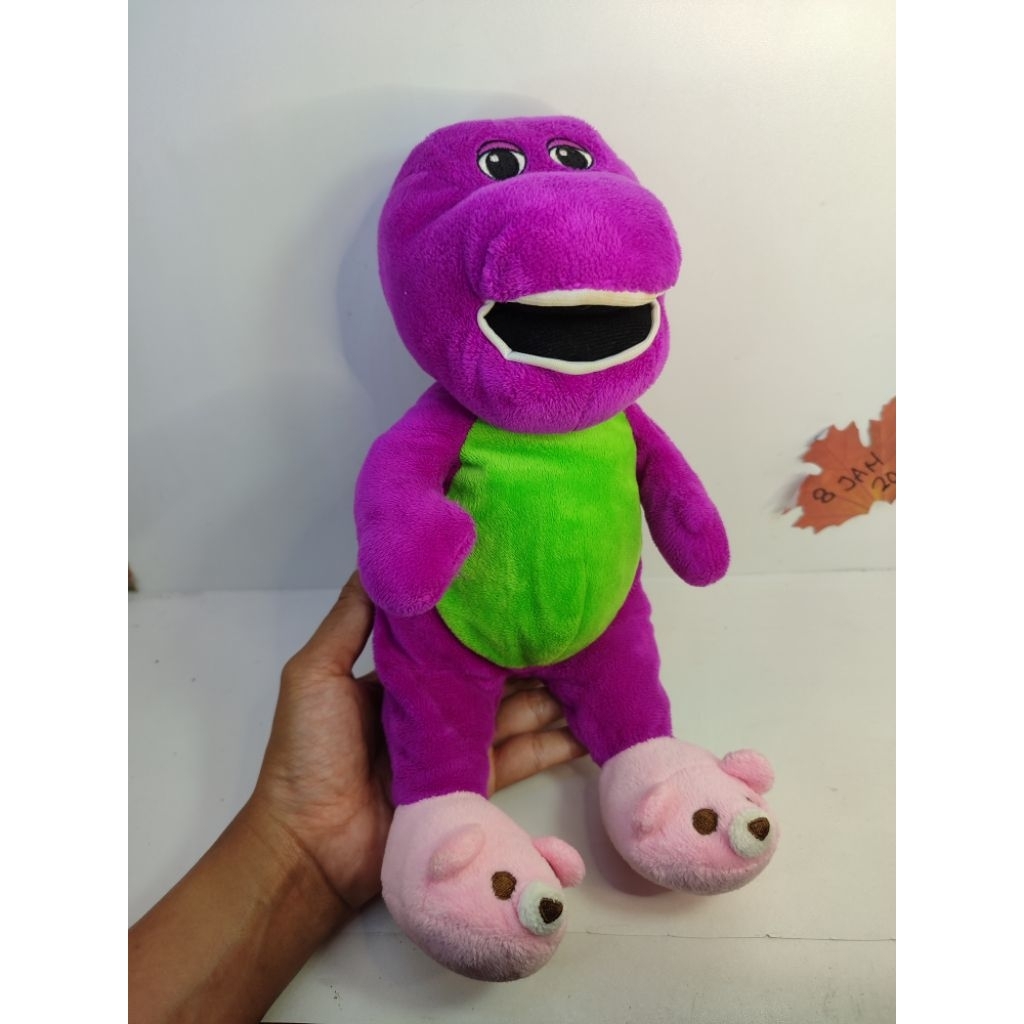 boneka Barney original the Barney brand pudar