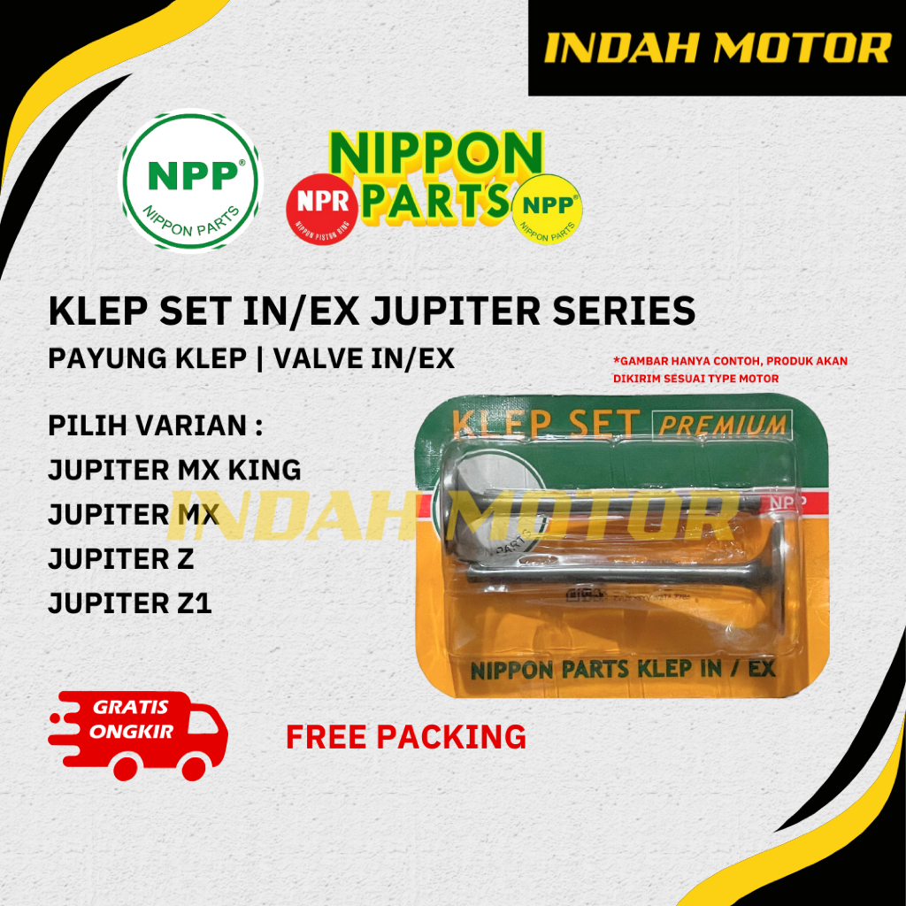 KLEP SET IN/EX JUPITER MX KING | JUPITER MX | JUPITER Z | JUPITER Z1 | PAYUNG KLEP | VALVE SET | KLE