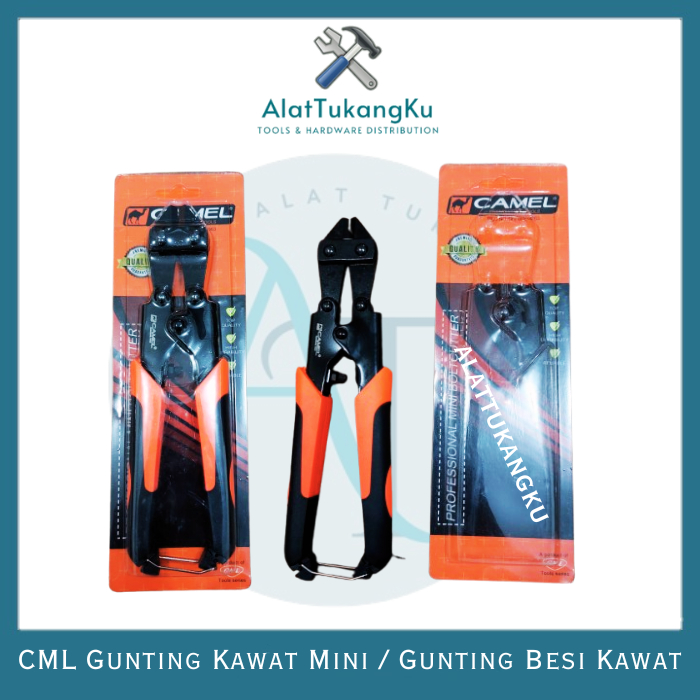 Camel Gunting Beton Kawat Mini 8 inci / Pemotong Rantai Kecil / Gunting Potong Besi / Gunting Beton 