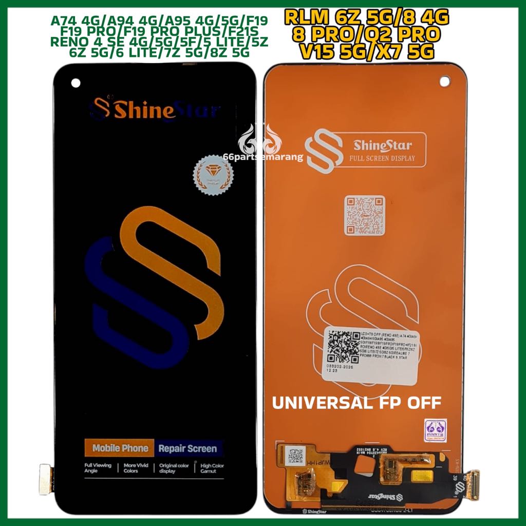 Lcd Touchscreen Oppo A95 4G / A95 5G / A74 4G/ A94 4G / 5G / A96 5G / F19 / F19S / F19 Pro 4G / F19 