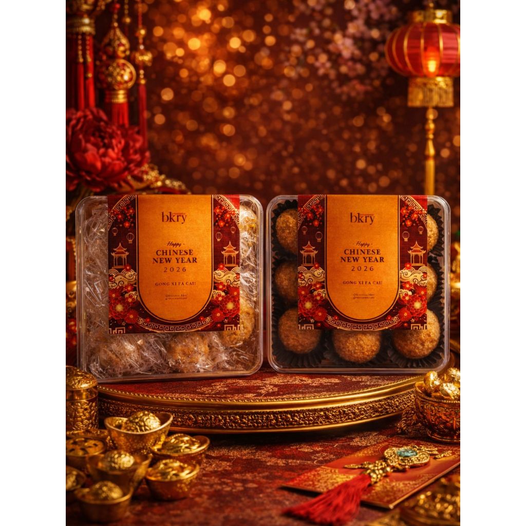 Hoki Cookies Special Imlek – Palmcheese,Cornflake,  Choco Almond  Cookies | Stiker Edisi Imlek