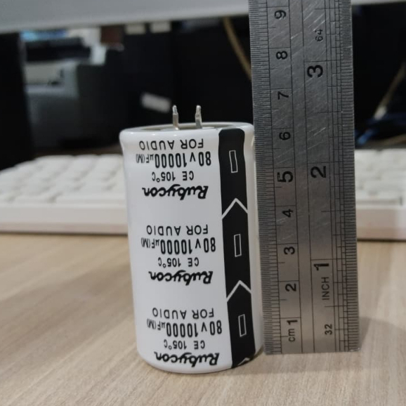 ELCO 10000UF 80V RUBYCON PUTIH FULL AUDIO