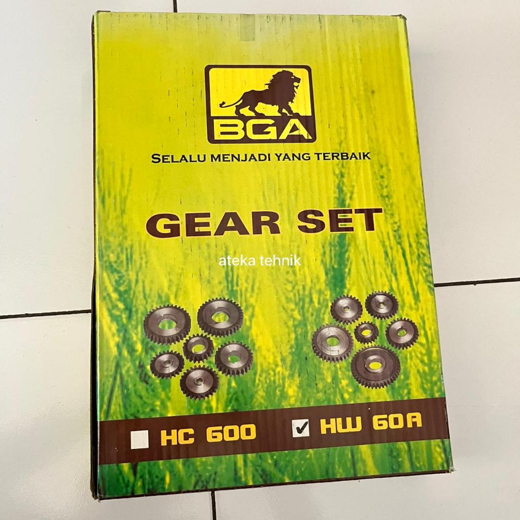 GEAR SET HW YANMAR HW60 BGA /GEAR SET HW YANMAR SPH/ GEAR SET HC600 BGA
