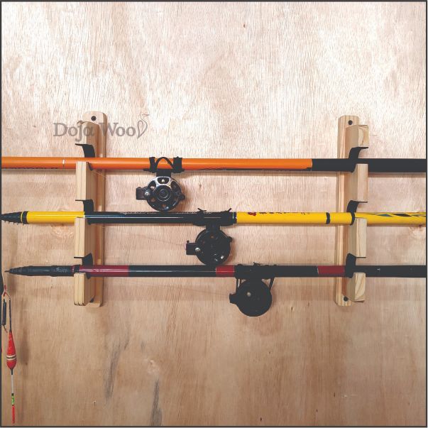 Rak Joran Tegek Tempat Joran Pancing Dinding Rak Joran Tegek Portable jati Bhelanda Rak Joran Tempel