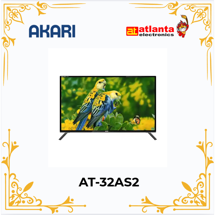 AKARI Smart Android TV 32 inch Bluetooth AT-32AS2 ( LED TV 32 Inch )