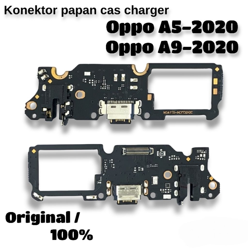 Papan Cas Charger Oppo A5-2020 Oppo A9-2020 Full IC Komponen Original
