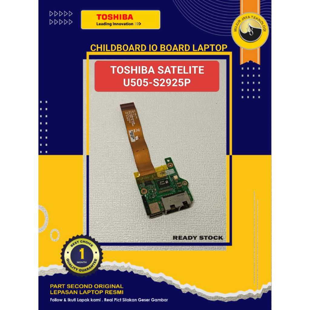 Childboard IO USB LAN Board Laptop Toshiba Satellite Pro U500 U505 S2975P 0800-04F2A00 H000023310