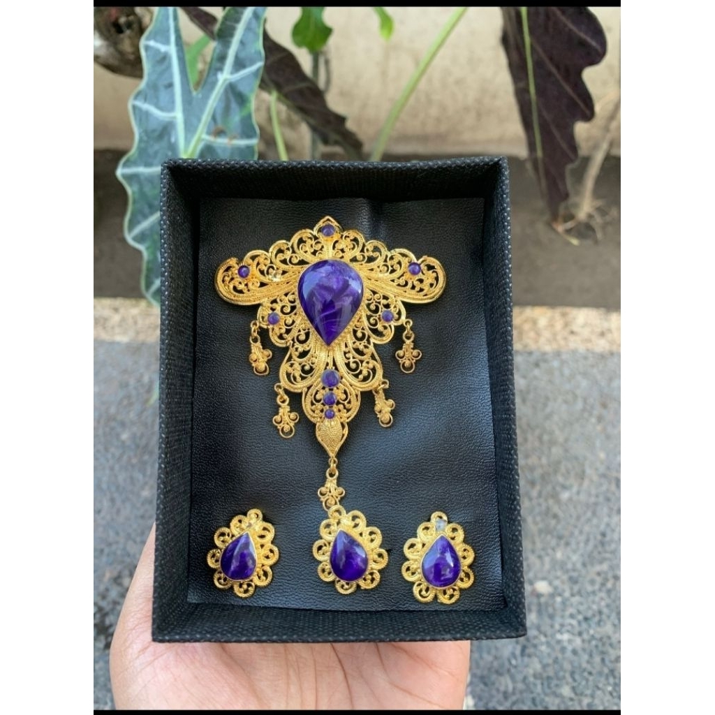 set Bros alpaka keris tetes resin