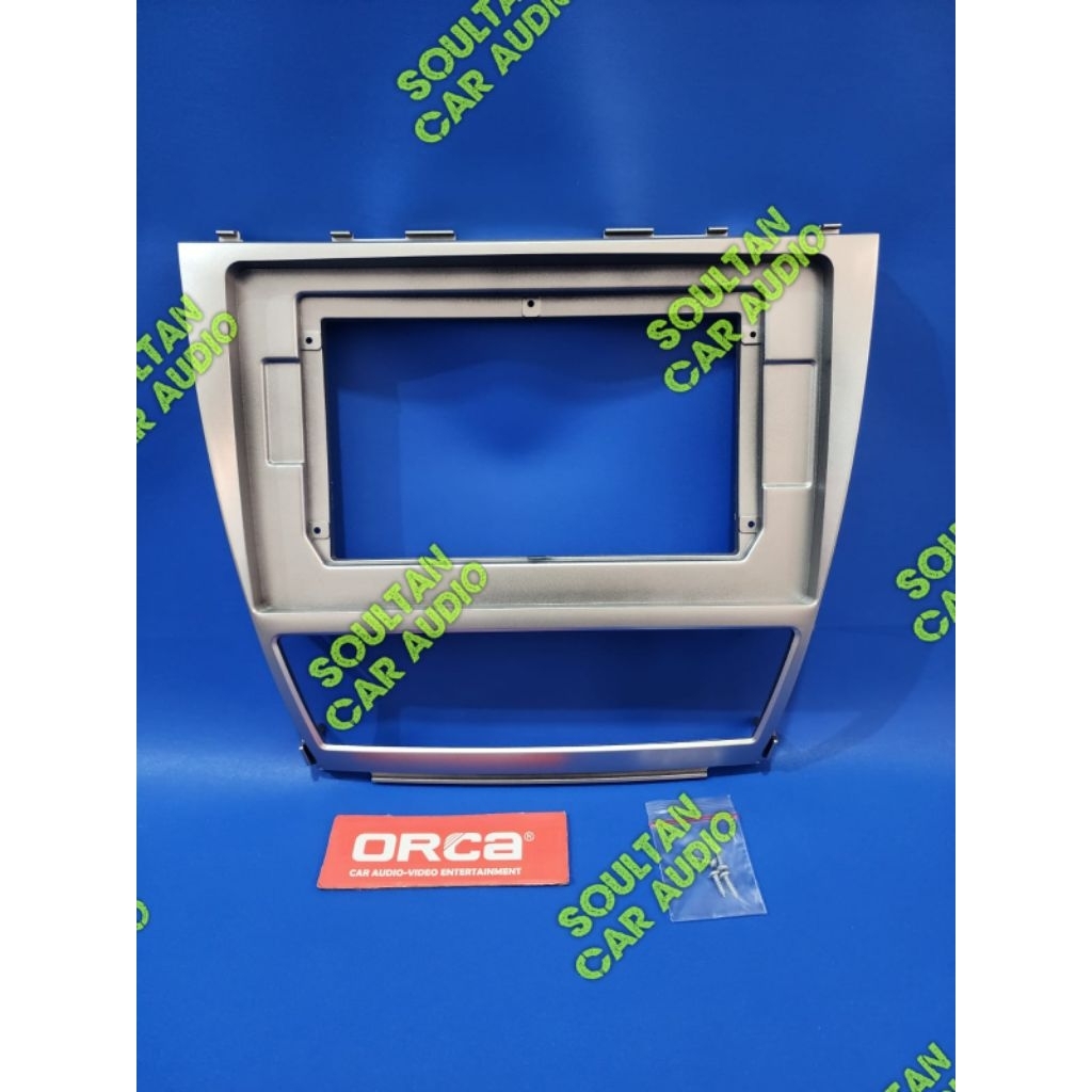 Frame head unit tv mobil android 10 inch mobil Toyota Camry 2006-2011