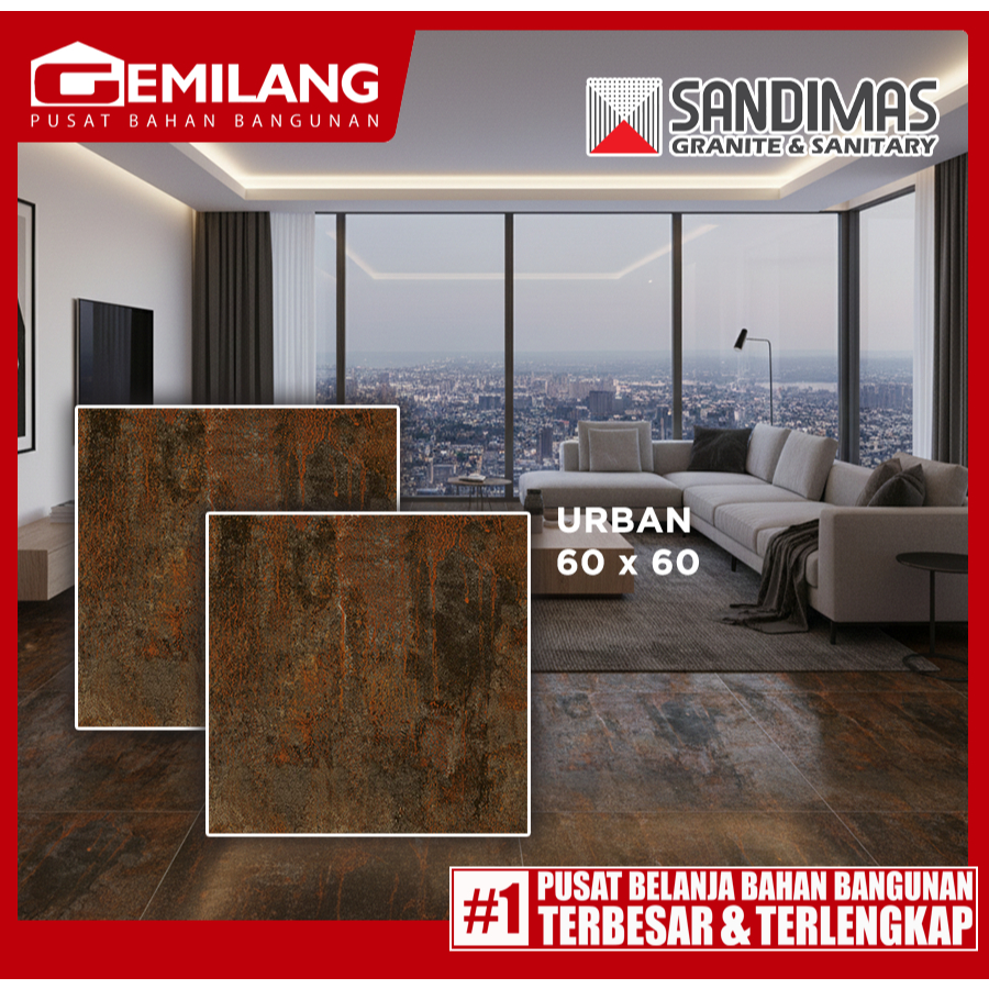 SANDIMAS (PASADENA) GRANIT URBAN 60 x 60