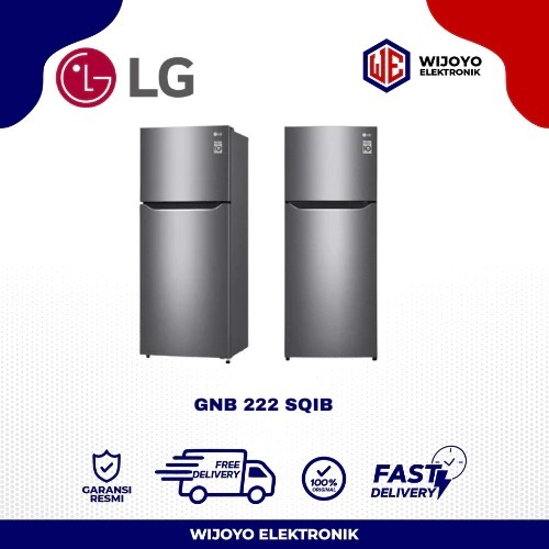 KULKAS LG GN-B215SQMT 2 PINTU INVERTER 225 L GNB215SQMT GNB215 215SQMT