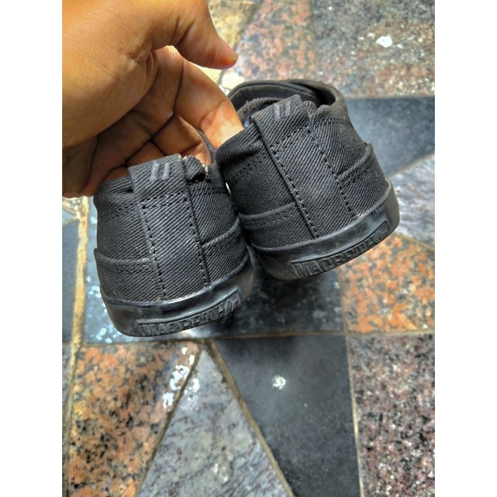 Sepatu Macbeth Matthew Black Cement second
