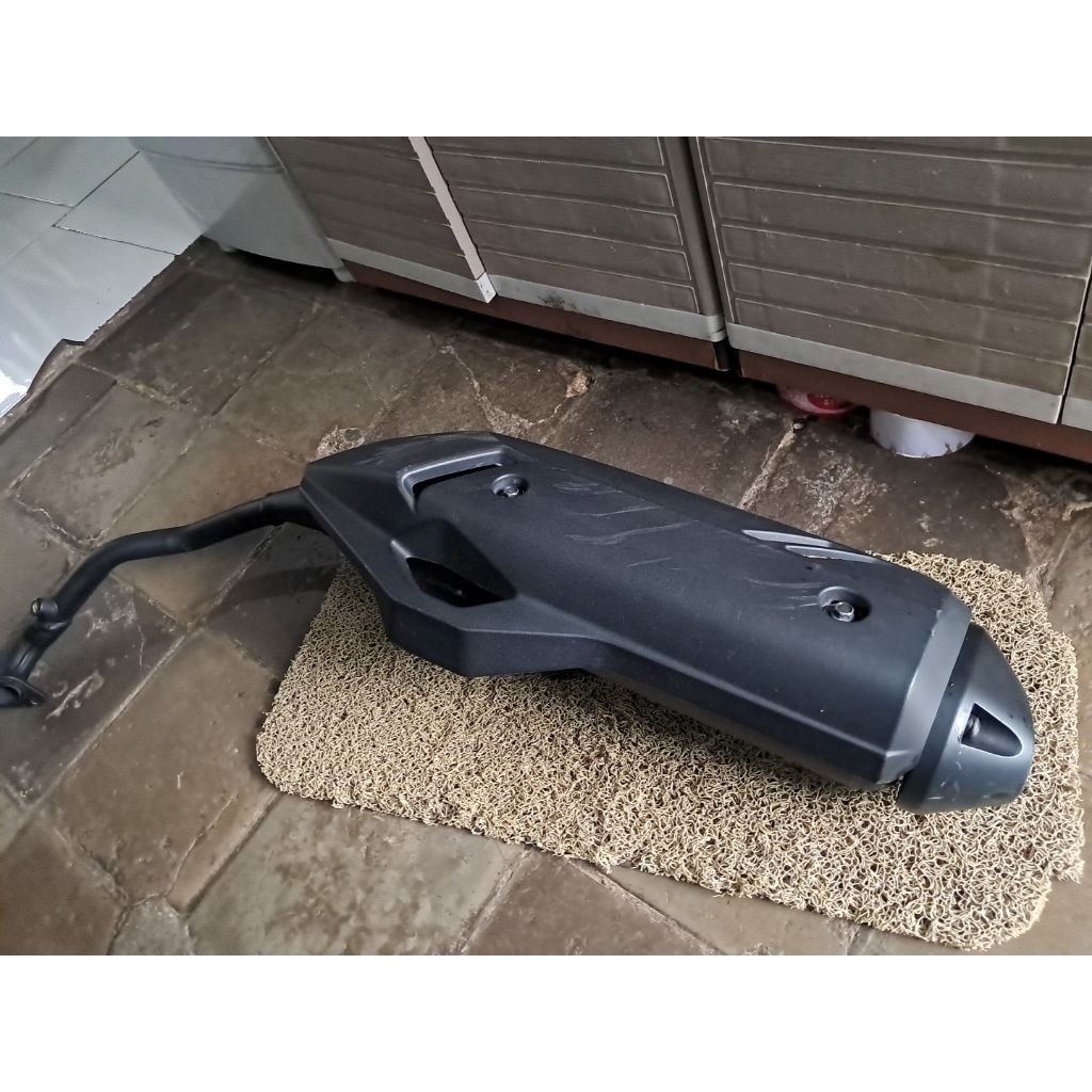 Knalpot pcx 160 vario 160 cc original ori copotan standar fullsystem fullset tinggal pasang ajah lay