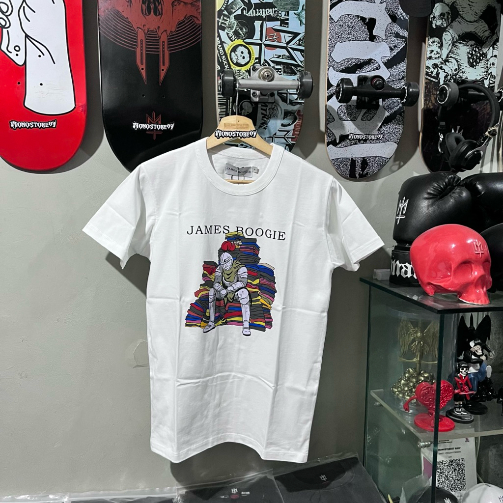 tshirt kaos JAMES BOOGIE knight white