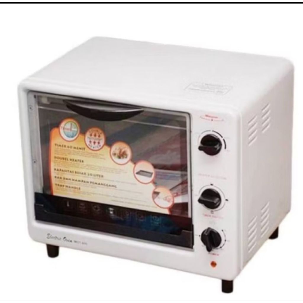 [ ASLI ORI ] MASPION Oven Listrik MOT 600 Low Watt 425-850watt 20 liter