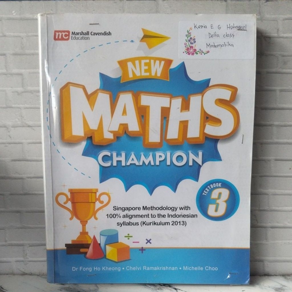 Maths champion 3 Textbook