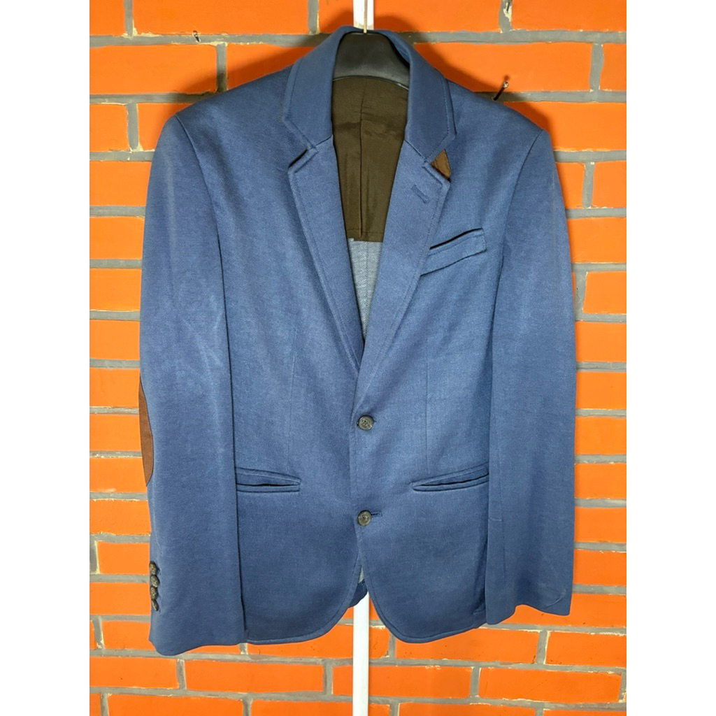 Blazer Pria Wood seken