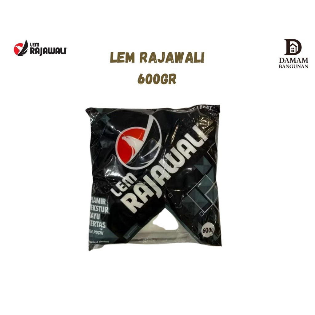 Lem RAJAWALI Putih, Lem plamir, Lem kayu 600g