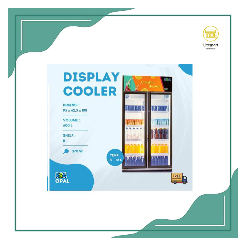 RSA SHOWCASE 2 PINTU OPAL