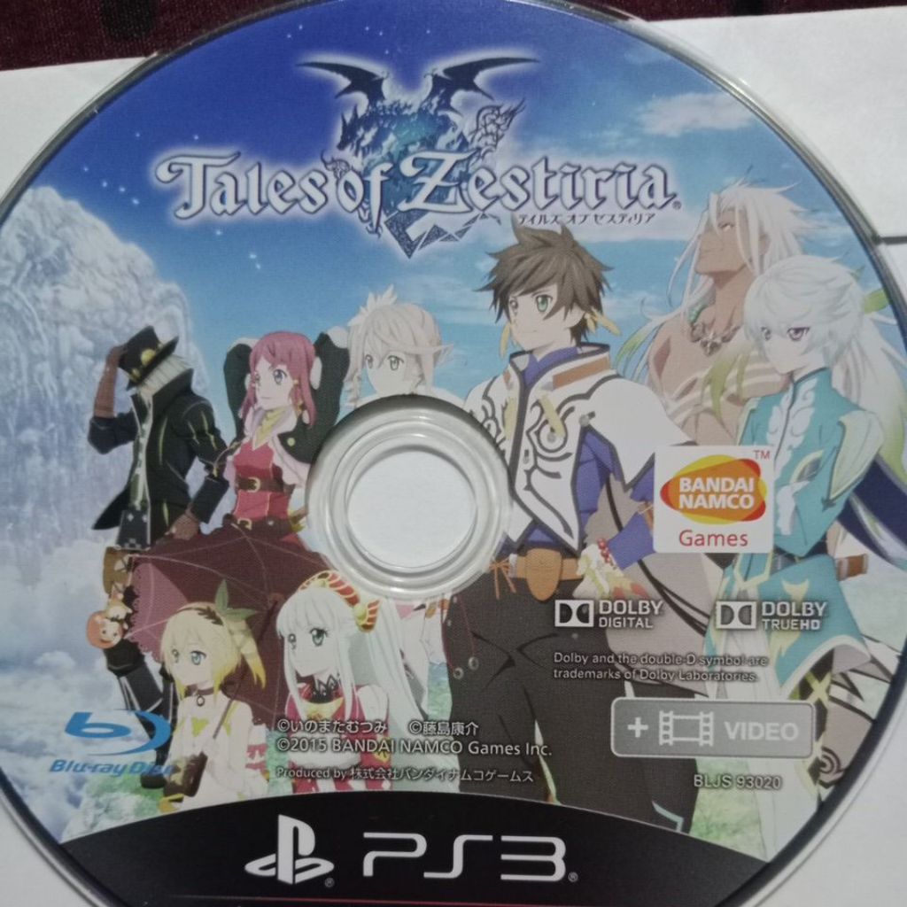 KASET PS3 TALES OF ZESTIRIA