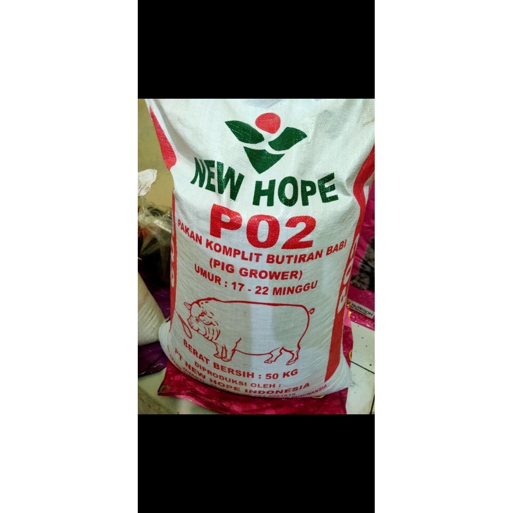 pakan ayam Pur babi NEWHOPE PO2